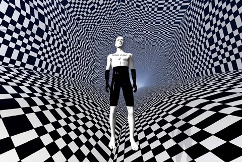 Framed Mankinds use of Binary Language Print