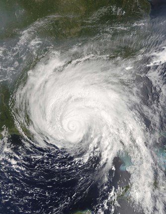 Framed Hurricane Dennis Print