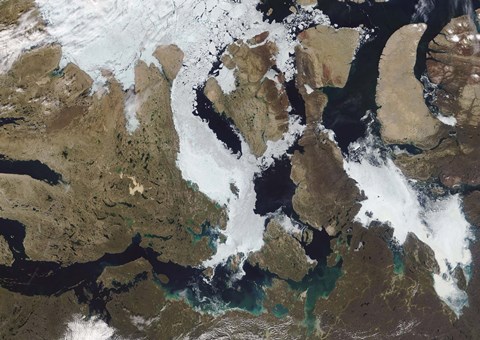 Framed Nunavut, Canada Print