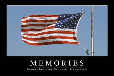 Framed Memories: Inspirational Quote and Motivational Poster Print