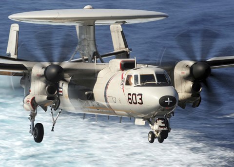 Framed E-2C Hawkeye Print