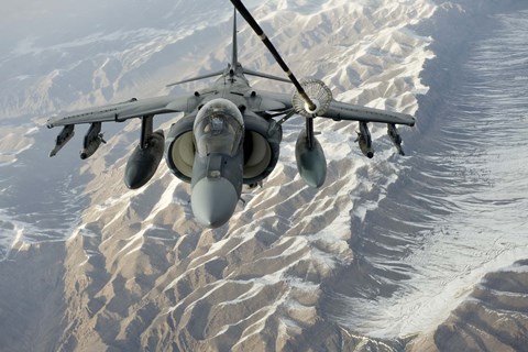 Framed A/V-8B Harrier Print