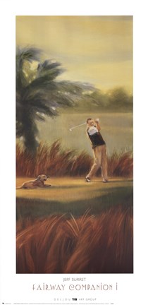 Framed Fairway Companion I Print