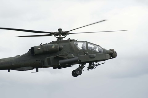Framed AH-64D Apache Print