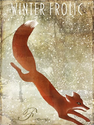 Framed Winter Game One Print