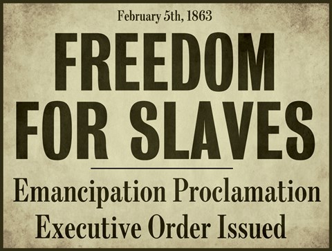 Framed Emancipation Print
