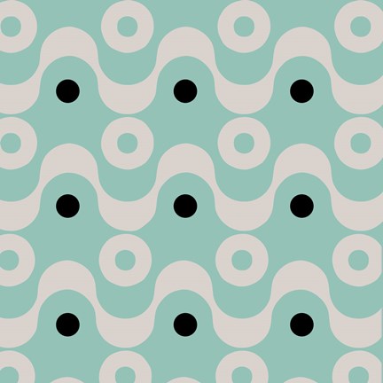 Framed Fifties Patterns II Print