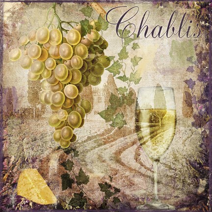 Framed Wine Country V Print