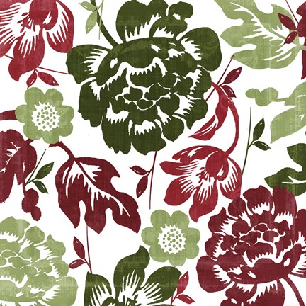 Framed Woodlands Christmas II Print