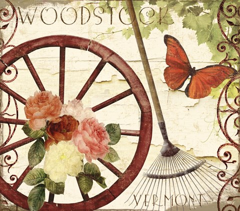 Framed Vermont Summer I Print