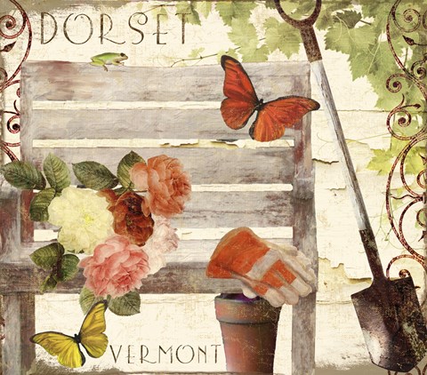 Framed Vermont Summer IV Print