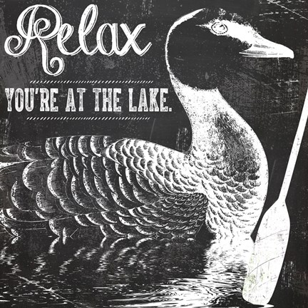 Framed Lake House IV Print