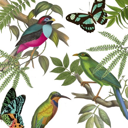 Framed Walking on Air II Print