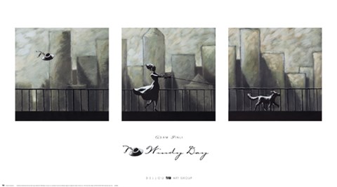 Framed Windy Day Print