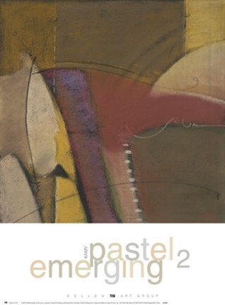 Framed Emerging Pastel 2 Print