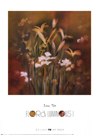 Framed Flora Luminous I Print