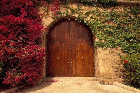 Framed Doorway at Consolat de Mar, Palma de Mallorca, Balearics, Spain Print