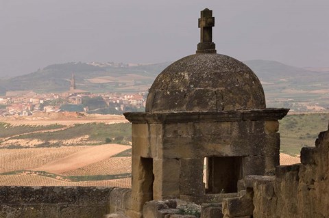 Framed View of San Vicente de la Sonsierra Village, La Rioja, Spain Print