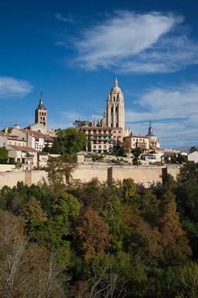 Framed View from the Alcazar, Segovia, Spain Print