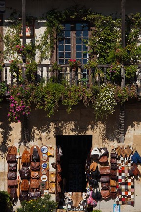 Framed Spain, Santillana del Mar, Medieval Town Buildings Print