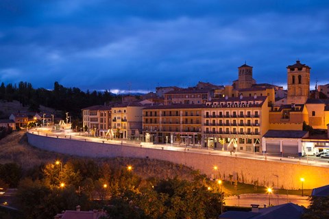 Framed Spain, Castilla y Leon, Plaza de Artilleria Print