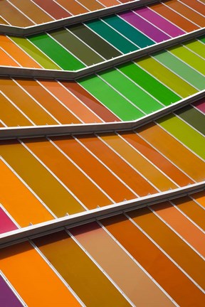 Framed Museo de Arte Contemporaneo, Leon, Spain Print