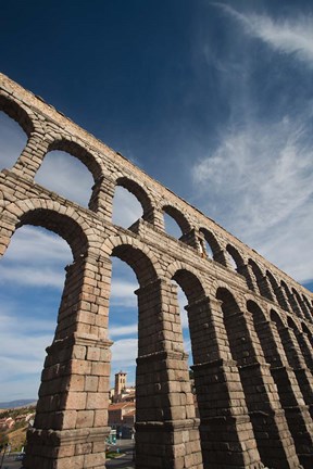 Framed Roman Aqueduct, Segovia, Spain Print