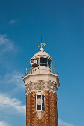 Framed Faro de Bonanza Lighthouse, Bonanza, Spain Print