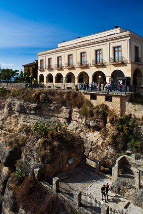 Framed Plaza de Espana, Ronda, Spain Print