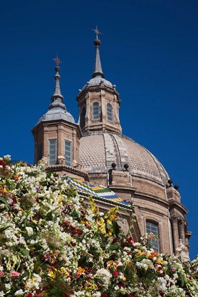 Framed Plaza del Pilar, Zaragoza, Spain Print