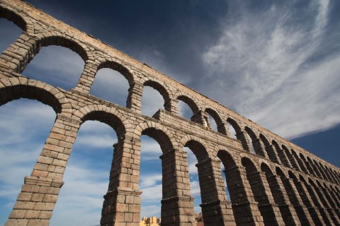 Framed Roman Aqueduct, Segovia, Spain Print