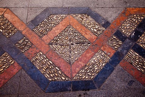 Framed Spain, Andalusia, Malaga Province, Ronda Decorative Tile Floor Print
