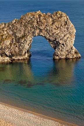 Framed Durdle Door Arch, Jurassic Coast World Heritage Site, Dorset, England Print
