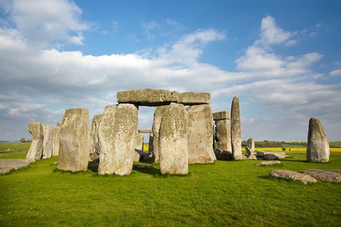 Framed Stonehenge (circa 2500 BC), UNESCO World Heritage Site, Wiltshire, England Print