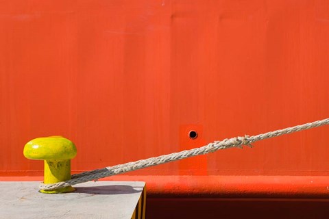 Framed Greek Island Ferry, Zakynthos, Ionian Islands, Greece Print