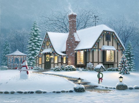 Framed Christmas Eve Print