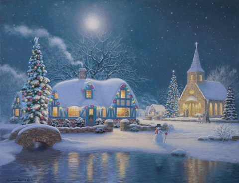 Framed Moonlight Glow Print