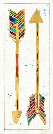 Framed Beautiful Arrows II Print