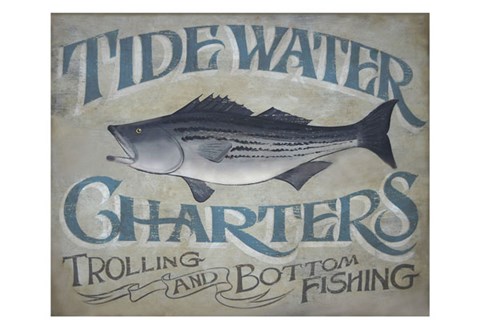 Framed Tidewater Charters Print