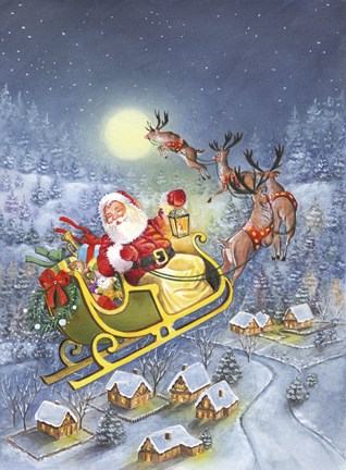 A View From The Sleigh Fine Art Print by DBK-Art Licensing at ...