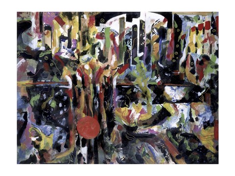 Framed Jazz Messenger IV Print