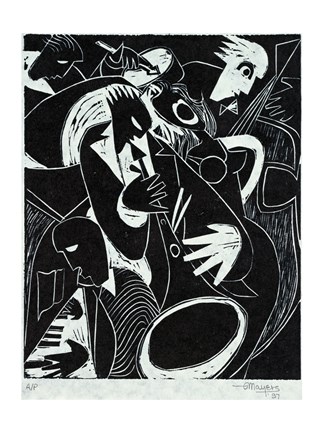 Framed Jam Session Print