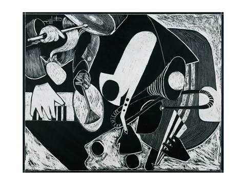 Framed Surface Tension Print