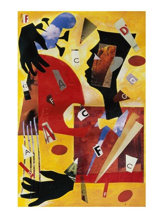 Framed Bass In The Place Print