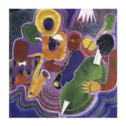 Framed Quartet (Night in Tunisia) Print