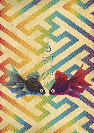 Framed You &amp; Me Both Print