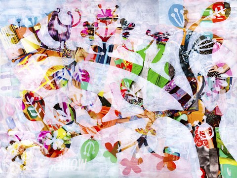 Framed Girly Bird Print