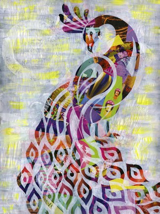 Framed Peacock Print