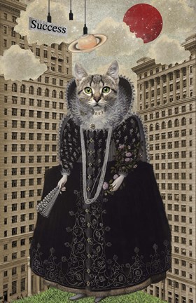 Framed Lostin The City Print