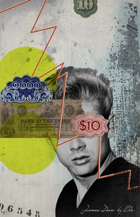 Framed James Dean Print